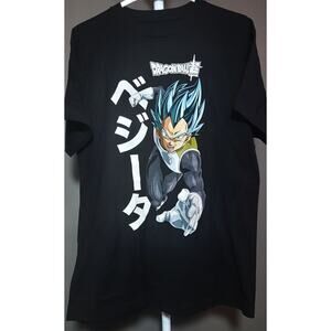 Dragon Ball Z Super New Adult TShirt Diving Vegeta Attack Men L Unisex
